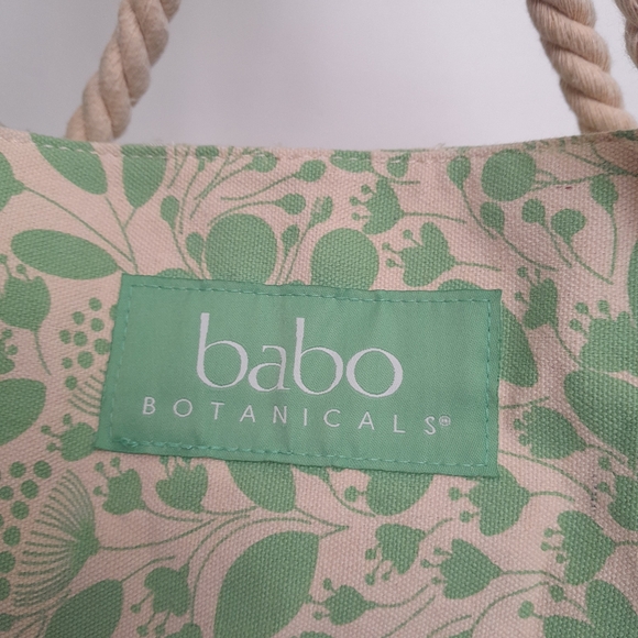 PRICE DROP! Babo Botanicals Green 🍃 Tote Size: OS  Babo Botanicals - Picture 3 of 12